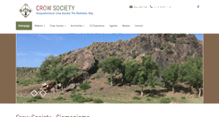 Desktop Screenshot of crowsociety.com