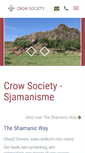Mobile Screenshot of crowsociety.com